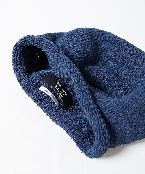 RACAL（ラカル）の「【Racal】Japanese paper Knit tam beret RL-22-1220（ハンチング/ベレー帽・メンズ・ブラック/ベージュ/ネイビー/グレー/イエロー/グリーン/オリーブ・FREE）」の19枚目の写真