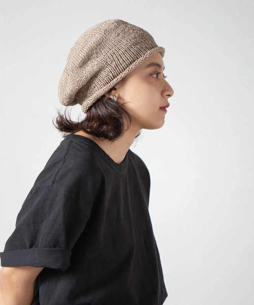 セール】【Racal】Japanese paper Knit tam beret RL-22-1220
