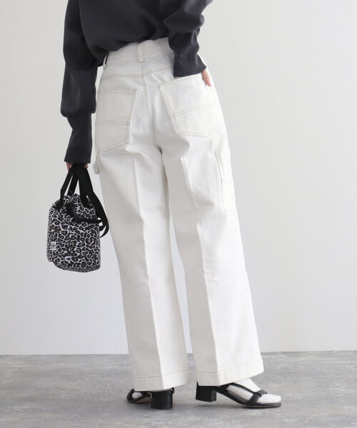 fredy emue（フレディエミュ）の「ツイルペインターパンツ（その他パンツ・レディース・オフホワイト/グリーン/ラベンダー・38）」の6枚目の写真