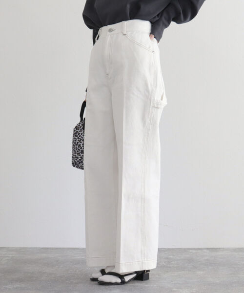 fredy emue（フレディエミュ）の「ツイルペインターパンツ（その他パンツ・レディース・オフホワイト/グリーン/ラベンダー・38）」の7枚目の写真
