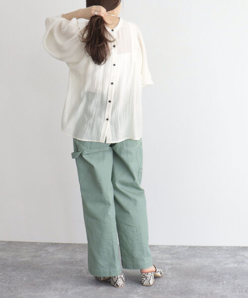 fredy emue（フレディエミュ）の「ツイルペインターパンツ（その他パンツ・レディース・オフホワイト/グリーン/ラベンダー・38）」の17枚目の写真