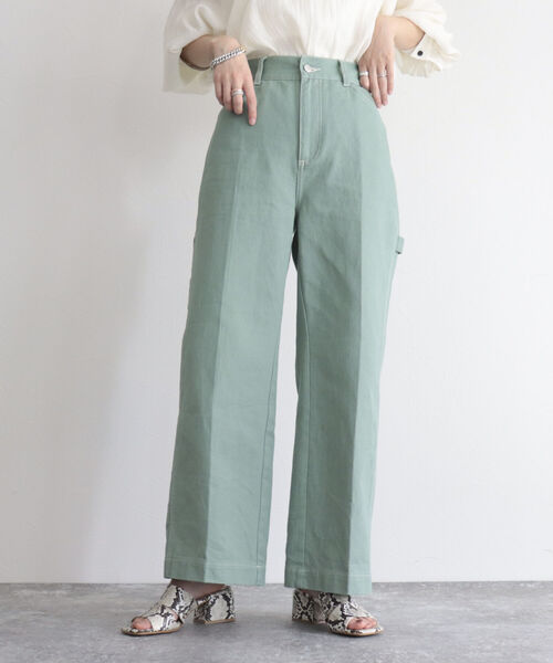 fredy emue（フレディエミュ）の「ツイルペインターパンツ（その他パンツ・レディース・オフホワイト/グリーン/ラベンダー・38）」の19枚目の写真