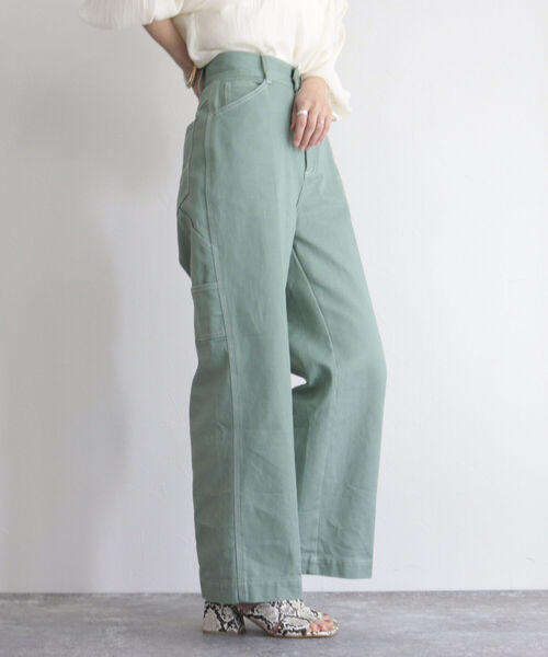 fredy emue（フレディエミュ）の「ツイルペインターパンツ（その他パンツ・レディース・オフホワイト/グリーン/ラベンダー・38）」の21枚目の写真