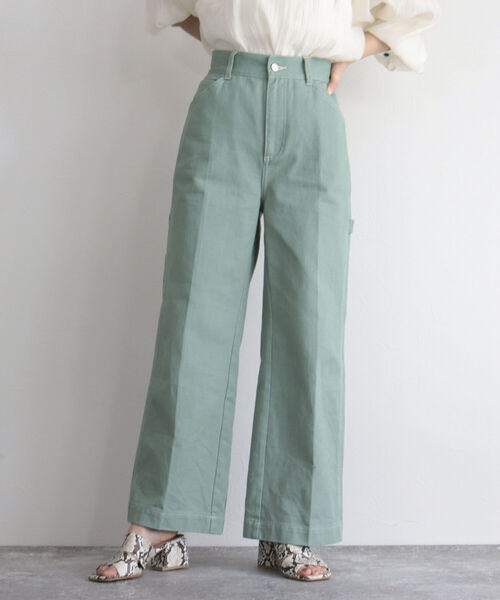 fredy emue（フレディエミュ）の「ツイルペインターパンツ（その他パンツ・レディース・オフホワイト/グリーン/ラベンダー・38）」の22枚目の写真