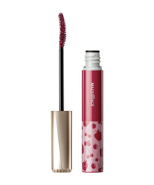 MAQuillAGE（マキアージュ）の「マキアージュ　ドラマティックエッセンスマスカラ　（ロング＆カール）　Ｌ　限定カラー　【数量限定】（マスカラ・レディース・RS551　アメリカンチェリー/OR552　アプリコットオレンジ/GR553　グリーンアップル・ﾌﾘ-）」の5枚目の写真