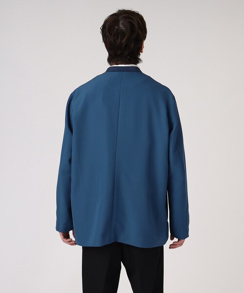 tk.TAKEO KIKUCHI(ティーケータケオキクチ)の「◆360度ストレッチ ノーカラージャケット(ノーカラージャケット・メンズ・モスグリーン/ブラック/ブルー/ブラウン系その他・02/01/03)」の8枚目の写真