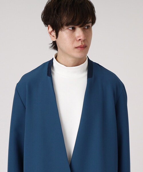 tk.TAKEO KIKUCHI(ティーケータケオキクチ)の「◆360度ストレッチ ノーカラージャケット(ノーカラージャケット・メンズ・モスグリーン/ブラック/ブルー/ブラウン系その他・02/01/03)」の9枚目の写真