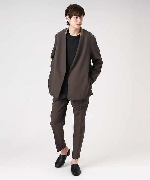 tk.TAKEO KIKUCHI(ティーケータケオキクチ)の「◆360度ストレッチ ノーカラージャケット(ノーカラージャケット・メンズ・モスグリーン/ブラック/ブルー/ブラウン系その他・02/01/03)」の19枚目の写真