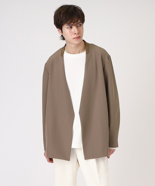 tk.TAKEO KIKUCHI(ティーケータケオキクチ)の「◆360度ストレッチ ノーカラージャケット(ノーカラージャケット・メンズ・モスグリーン/ブラック/ブルー/ブラウン系その他・02/01/03)」の21枚目の写真