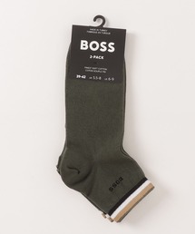 BOSS（ボス）の「2パック コットンブレンド シグネチャーストライプ ショートソックス（ソックス/靴下）」