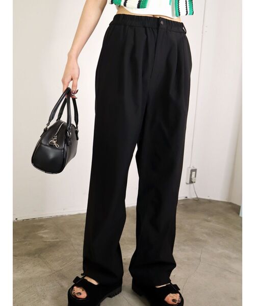 EMODA（エモダ）の「ナイロンタックパンツ（その他パンツ・レディース・ホワイト/ブラック/パープル・FREE）」の20枚目の写真