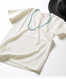 SHIPS JET BLUE | SHIPS JET BLUE(シップス ジェットブルー): チューブ クルーネックカットソー(Tシャツ/カットソー)
