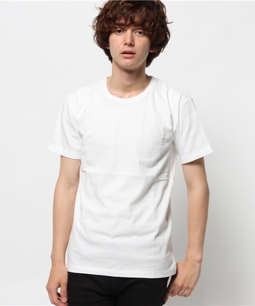 SHIPS JET BLUE(シップスジェットブルー)の「SHIPS JET BLUE(シップス ジェットブルー): チューブ クルーネックカットソー(Tシャツ/カットソー・メンズ・グレー/ブラック/ネイビー/オフホワイト/ナチュラル/ライトホワイト・SMALL/LARGE/MEDIUM)」の2枚目の写真