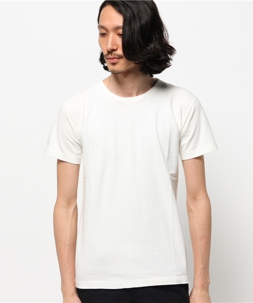 SHIPS JET BLUE(シップスジェットブルー)の「SHIPS JET BLUE(シップス ジェットブルー): チューブ クルーネックカットソー(Tシャツ/カットソー・メンズ・グレー/ブラック/ネイビー/オフホワイト/ナチュラル/ライトホワイト・SMALL/LARGE/MEDIUM)」の7枚目の写真