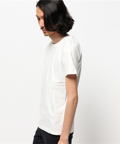 SHIPS JET BLUE(シップスジェットブルー)の「SHIPS JET BLUE(シップス ジェットブルー): チューブ クルーネックカットソー(Tシャツ/カットソー・メンズ・グレー/ブラック/ネイビー/オフホワイト/ナチュラル/ライトホワイト・SMALL/LARGE/MEDIUM)」の8枚目の写真