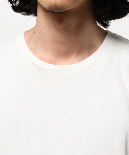 SHIPS JET BLUE(シップスジェットブルー)の「SHIPS JET BLUE(シップス ジェットブルー): チューブ クルーネックカットソー(Tシャツ/カットソー・メンズ・グレー/ブラック/ネイビー/オフホワイト/ナチュラル/ライトホワイト・SMALL/LARGE/MEDIUM)」の10枚目の写真