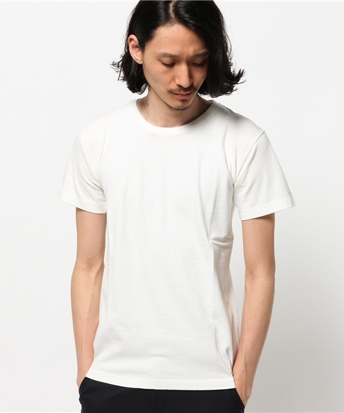 SHIPS JET BLUE(シップスジェットブルー)の「SHIPS JET BLUE(シップス ジェットブルー): チューブ クルーネックカットソー(Tシャツ/カットソー・メンズ・グレー/ブラック/ネイビー/オフホワイト/ナチュラル/ライトホワイト・SMALL/LARGE/MEDIUM)」の16枚目の写真