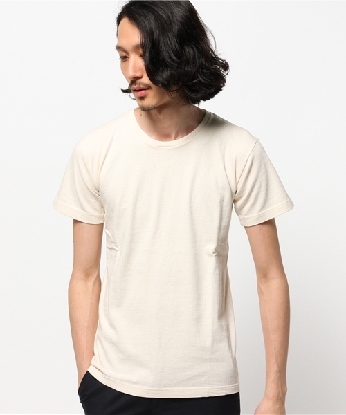 SHIPS JET BLUE(シップスジェットブルー)の「SHIPS JET BLUE(シップス ジェットブルー): チューブ クルーネックカットソー(Tシャツ/カットソー・メンズ・グレー/ブラック/ネイビー/オフホワイト/ナチュラル/ライトホワイト・SMALL/LARGE/MEDIUM)」の15枚目の写真
