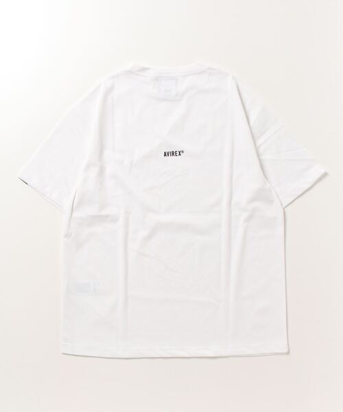 AVIREX(アヴィレックス)の「SHORT SLEEVE T-SHIRT H.A / ショートスリーブ H.A / AVIREX / アヴィレックス(Tシャツ/カットソー・メンズ・ホワイト/ブラック/ブルー系その他5・1/2/3)」の5枚目の写真