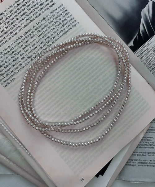 Hawk Company(ホークカンパニー)の「【Hawk Company】ロングパールマルチネックレス 5489(ネックレス・レディース・ホワイト/ピンク・FREE)」の2枚目の写真