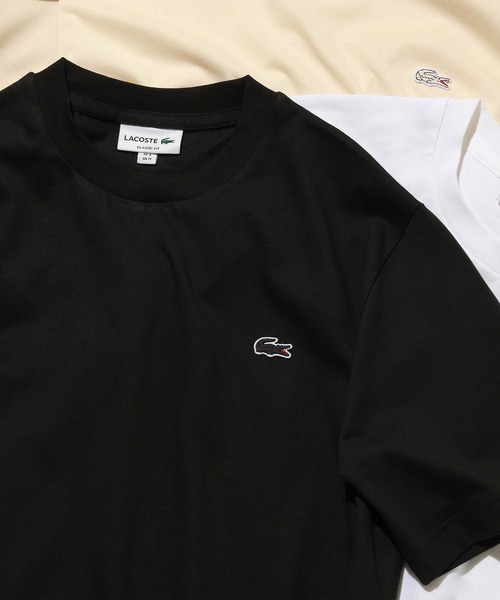 LACOSTE(ラコステ)の「LACOSTE / クルーネック Tシャツ(Tシャツ/カットソー・メンズ・ホワイト/ネイビー/オフホワイト/ブラック・5/2/4/3)」の13枚目の写真