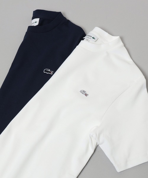 LACOSTE(ラコステ)の「LACOSTE / クルーネック Tシャツ(Tシャツ/カットソー・メンズ・ホワイト/ネイビー/オフホワイト/ブラック・5/2/4/3)」の8枚目の写真