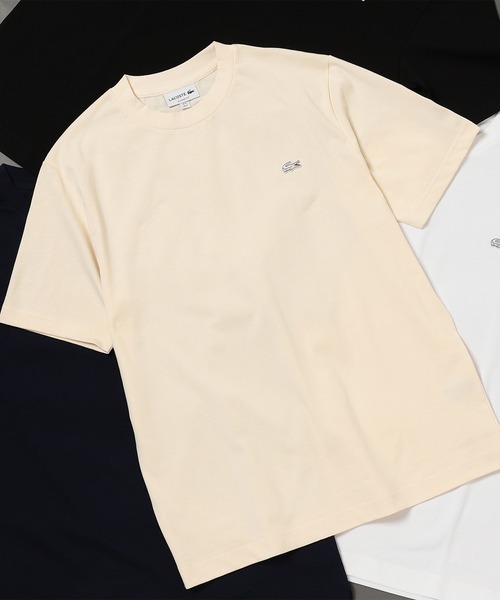 LACOSTE(ラコステ)の「LACOSTE / クルーネック Tシャツ(Tシャツ/カットソー・メンズ・ホワイト/ネイビー/オフホワイト/ブラック・5/2/4/3)」の22枚目の写真