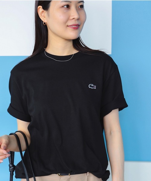 LACOSTE(ラコステ)の「LACOSTE / クルーネック Tシャツ(Tシャツ/カットソー・メンズ・ホワイト/ネイビー/オフホワイト/ブラック・5/2/4/3)」の18枚目の写真