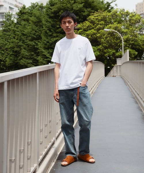 LACOSTE(ラコステ)の「LACOSTE / クルーネック Tシャツ(Tシャツ/カットソー・メンズ・ホワイト/ネイビー/オフホワイト/ブラック・5/2/4/3)」の16枚目の写真