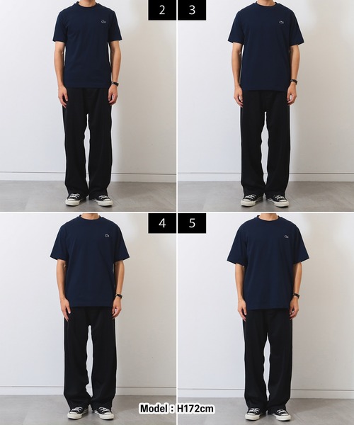 Lacoste エクスクルーシブエディション Tシャツ ネイビー 004 新品未使用美品】LACOSTE ネイビー Tシャツ TH8634-99 M - メルカリ