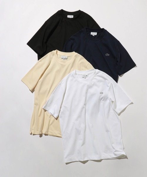 LACOSTE(ラコステ)の「LACOSTE / クルーネック Tシャツ(Tシャツ/カットソー・メンズ・ホワイト/ネイビー/オフホワイト/ブラック・5/2/4/3)」の11枚目の写真