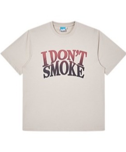 tシャツ A'GEM/9 × .kom「DONSMOKE/ドンスモーク」スローガン 半袖 カットソー レディース メンズ A'GEM/9 × .kom『DONSMOKE/ドンスモーク』スローガン 半袖