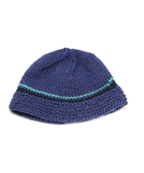 elephant TRIBAL fabrics（エレファントトライバルファブリックス）の「elephant TRIBAL fabrics COWICHAN BUCKET HAT（ニットキャップ/ビーニー・メンズ・パープル/ベージュ/ブラック・FREE）」の3枚目の写真