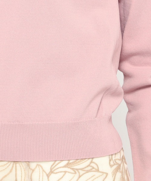 MISCH MASCH(ミッシュマッシュ)の「接触冷感ベーシックビジューカーディガン(カーディガン/ボレロ・レディース・ベージュ/ブラウン/レッド/グリーン/ピンク/オレンジ/ブルー/ライトブルー/ブラック/ホワイト・MEDIUM)」の16枚目の写真