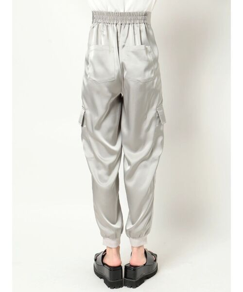 MURUA（ムルーア）の「リブジョガーパンツ（スウェットパンツ・レディース・ブラック/グレー・1/2）」の16枚目の写真