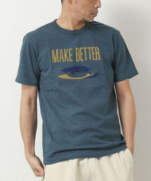 BARNS OUTFITTERS | 【BARNS OUTFITTERS/バーンズ】別注吊り編みTシャツ MAKE BETTER(Tシャツ/カットソー)