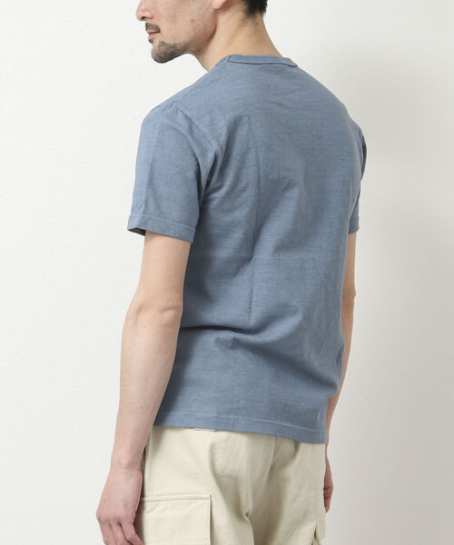 BARNS OUTFITTERS(バーンズアウトフィッターズ)の「【BARNS OUTFITTERS/バーンズ】別注吊り編みTシャツ MAKE BETTER(Tシャツ/カットソー・メンズ・グレイッシュブルー/グリーン/ホワイト/キナリ・S/M/L/XL)」の20枚目の写真