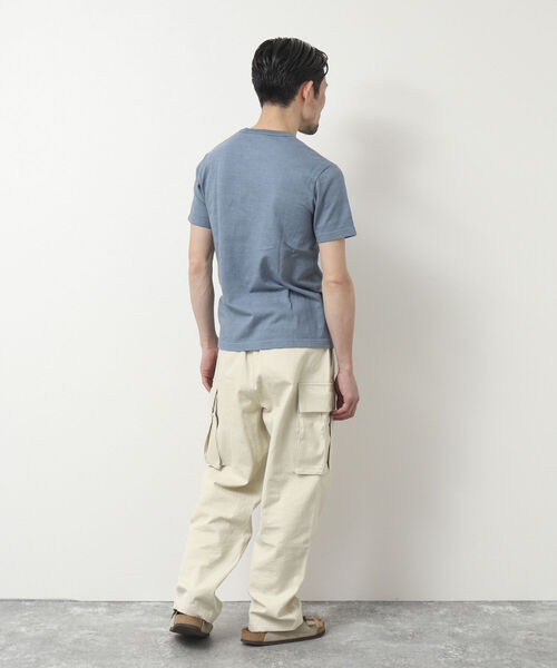 BARNS OUTFITTERS(バーンズアウトフィッターズ)の「【BARNS OUTFITTERS/バーンズ】別注吊り編みTシャツ MAKE BETTER(Tシャツ/カットソー・メンズ・グレイッシュブルー/グリーン/ホワイト/キナリ・S/M/L/XL)」の22枚目の写真