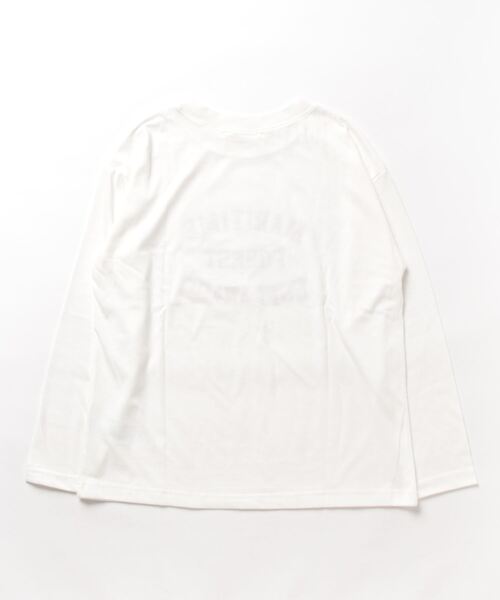 ehka sopo（エヘカソポ）の「ロゴプリントロンT（Tシャツ/カットソー・レディース・チャコール/キナリ/オフホワイト・ﾌﾘ-）」の18枚目の写真