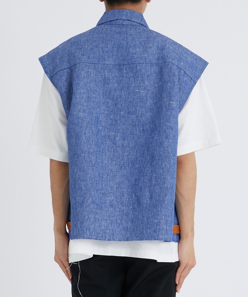 saby(サバイ)の「【saby/サバイ】G BLOUSON TYPE 1.5 NS(ベスト・メンズ・ブルー/ホワイト・2/3)」の15枚目の写真