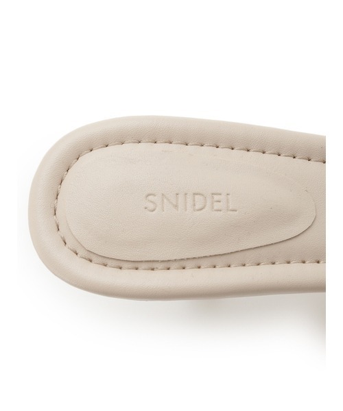 SNIDEL（スナイデル）の「クロスデザインミュール（サンダル