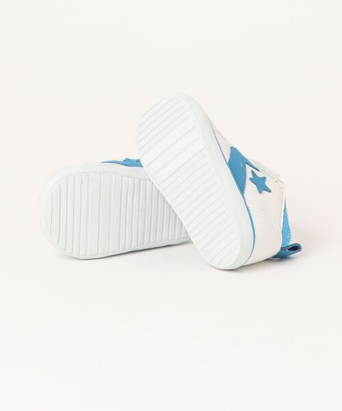 CONVERSE(コンバース)の「【CONVERSE/コンバース】ミニ P-L N/MINI P-L N(スニーカー・キッズ・ホワイト×ブルー・12.5cm/14.5cm/13.5cm/14.0cm/15.0cm/13.0cm/12.0cm)」の3枚目の写真