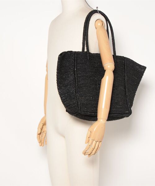 MAISON N.H PARIS（メゾンエヌアッシュパリ）の「【 MAISON N.H PARIS / メゾンエヌアッシュパリ 】 AVRIL（かごバッグ・レディース・ブラウン/ナチュラル/ブラック・FREE）」の7枚目の写真