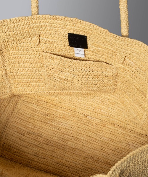MAISON N.H PARIS（メゾンエヌアッシュパリ）の「【 MAISON N.H PARIS / メゾンエヌアッシュパリ 】 AVRIL（かごバッグ・レディース・ブラウン/ナチュラル/ブラック・FREE）」の13枚目の写真