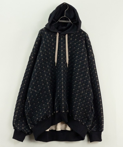 masterkey(マスターキー)の「masterkey マスターキー / GALAXY-HOODIE ビッグシルエットギャラクシーフーディ / MK24A-C-22(パーカー・メンズ・ホワイト/ブラック/グリーン・1/2)」の9枚目の写真