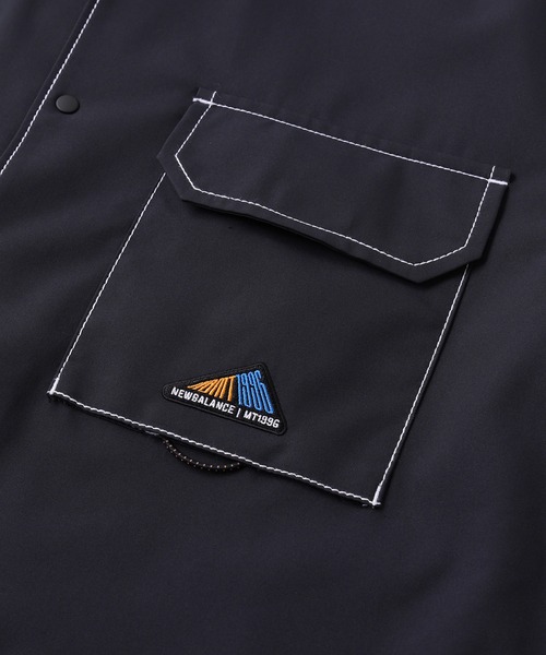 NEW BALANCE（ニューバランス）の「MT1996 ショートスリーブシャツ（シャツ/ブラウス・メンズ・オフホワイト/ブラック・LARGE/MEDIUM/X-LARGE/SMALL）」の8枚目の写真