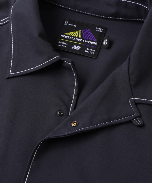 NEW BALANCE（ニューバランス）の「MT1996 ショートスリーブシャツ（シャツ/ブラウス・メンズ・オフホワイト/ブラック・LARGE/MEDIUM/X-LARGE/SMALL）」の9枚目の写真