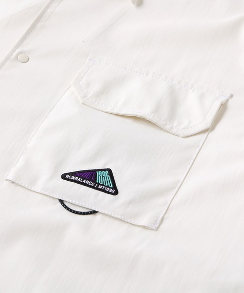 NEW BALANCE（ニューバランス）の「MT1996 ショートスリーブシャツ（シャツ/ブラウス・メンズ・オフホワイト/ブラック・LARGE/MEDIUM/X-LARGE/SMALL）」の4枚目の写真