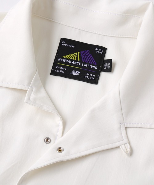 NEW BALANCE（ニューバランス）の「MT1996 ショートスリーブシャツ（シャツ/ブラウス・メンズ・オフホワイト/ブラック・LARGE/MEDIUM/X-LARGE/SMALL）」の5枚目の写真