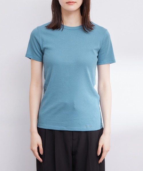 ROPE'（ロペ）の「【PETIT BATEAU（プチバトー）×ROPE'】ラウンドネックTEE（Tシャツ/カットソー・レディース・ホワイト/ブラック/オリーブ/ホワイト系その他2/ブルー系その他4・M/S）」の11枚目の写真